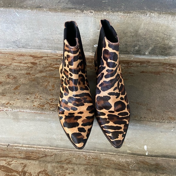Sole Society animal print hair calf ankle boot - Picture 3 of 7